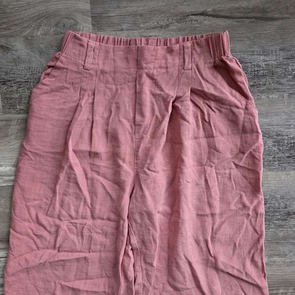 HALARA Rose Pink Wide-Leg Light Weight Pants Size Small - Picture 4 of 10